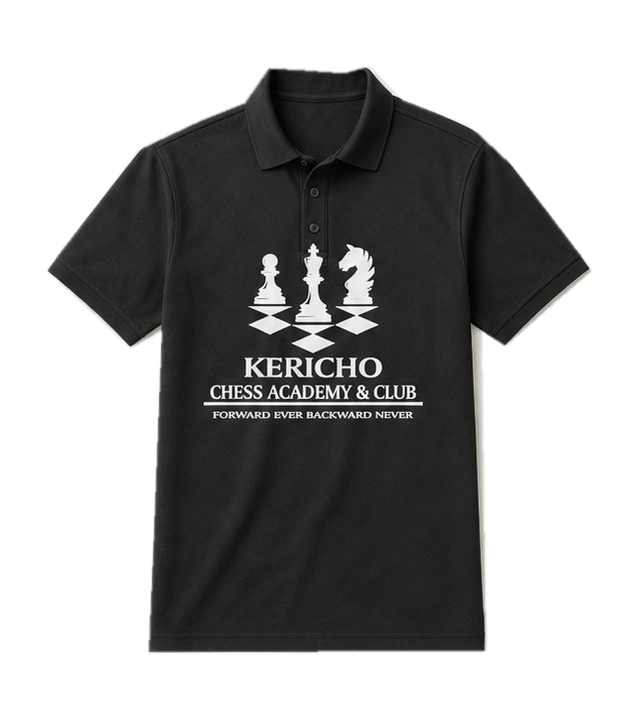 Black academy polo